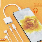 Mg Aux Type C To 3.5mm Charge Adapter Ax19