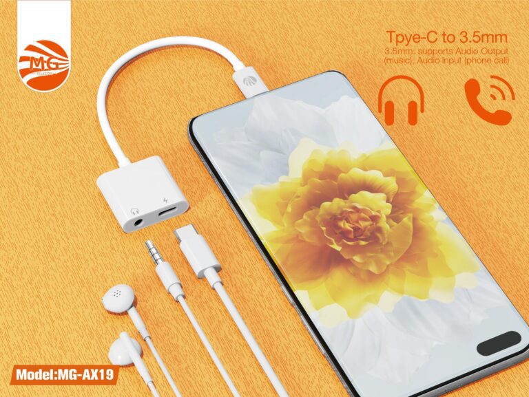 Mg Aux Type C To 3.5mm Charge Adapter Ax19