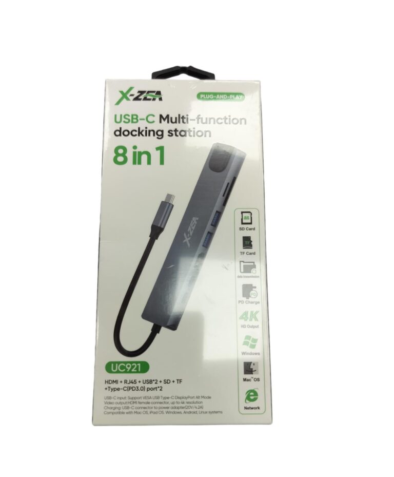 X ZXA USB-C Multi-Function Docking Station 8-in-1