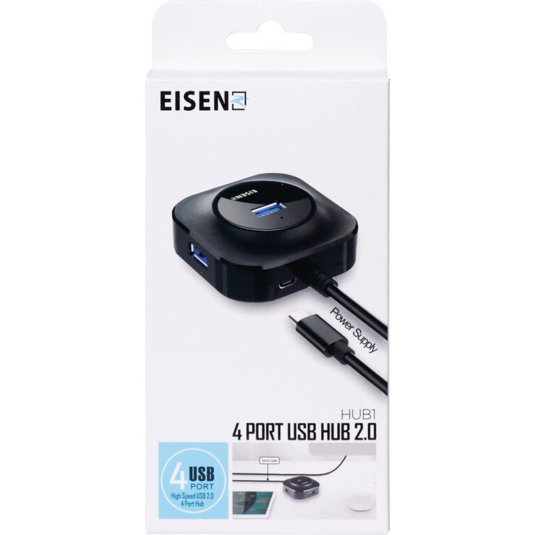 Eisenz 4 Port USB Hub - HUB1