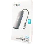 Eisenz USB Type-C Multi-Function Charger Adapter HDMI + 2USB 3.0 +Reader - EZ-C4
