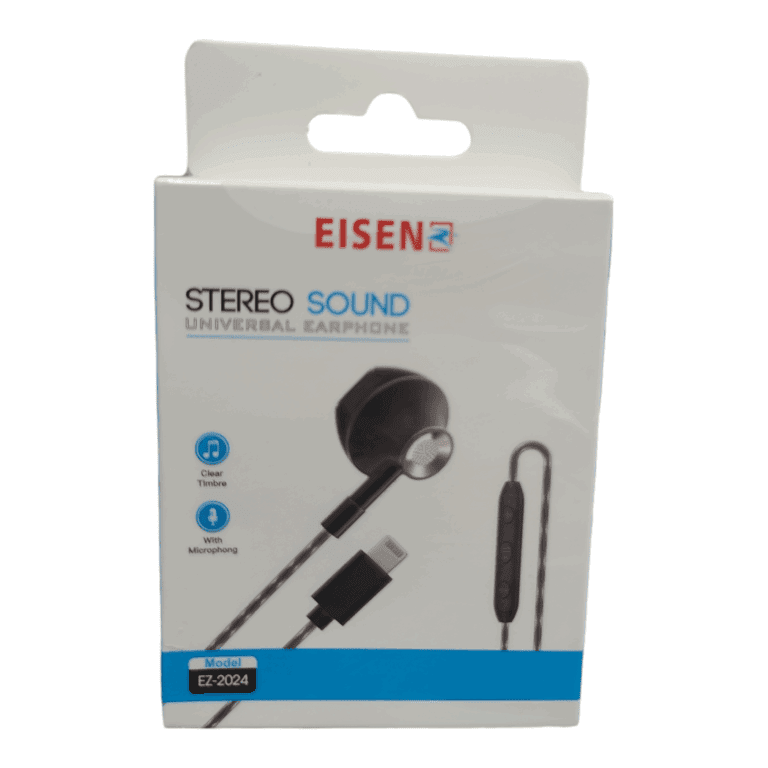EISEN Stereo Sound Universal Earphone Lighting EZ2024
