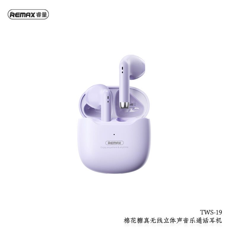 EMAX Marshmallow Series True Wireless Stereo Earbuds for Music&Call TWS-19 Puple