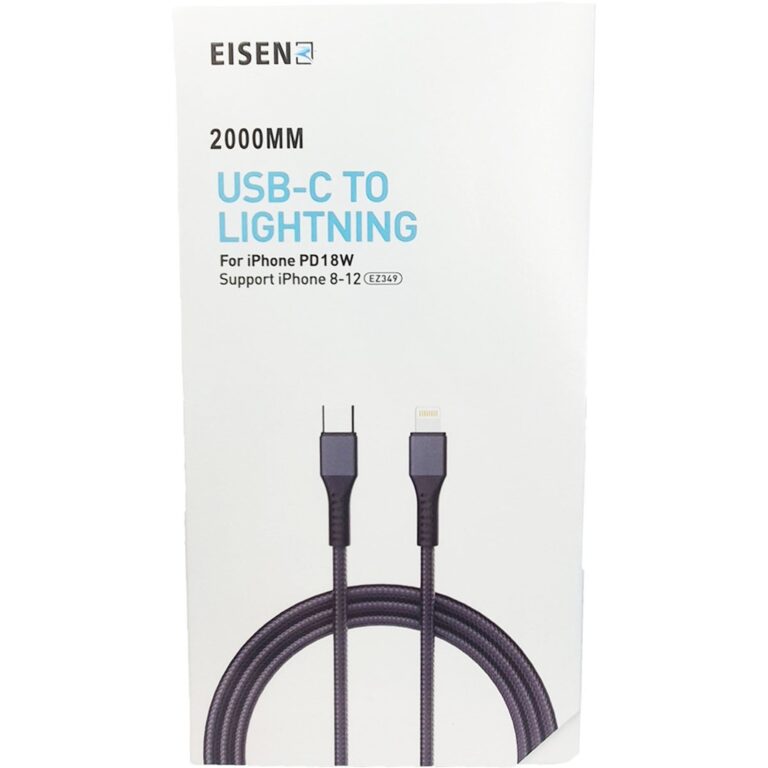 Eisen  Usb-C To Lighting 200MM PD18W EZ349