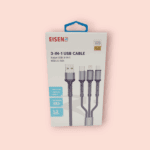 Eisenz 3 in 1 USB to Micro/Lightning/USB Type-C Cable - EZ-2045