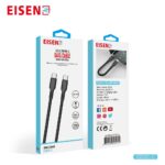 Eisenz 30CM USB Type-C To USB Type-C Cable Black - EZ02C-C