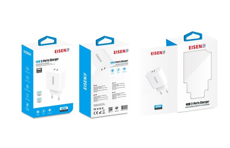 Eisenz 40W Fast Charger 2 PD Adapter - EZ40W06