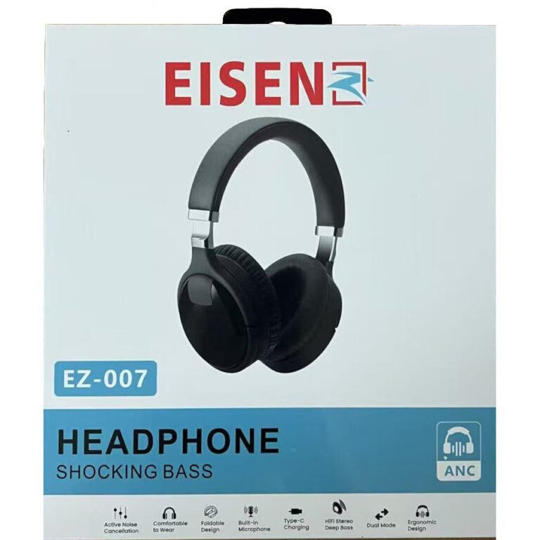 Eisenz Active Noise Cancellation Headphone Shocking Bass - EZ-007