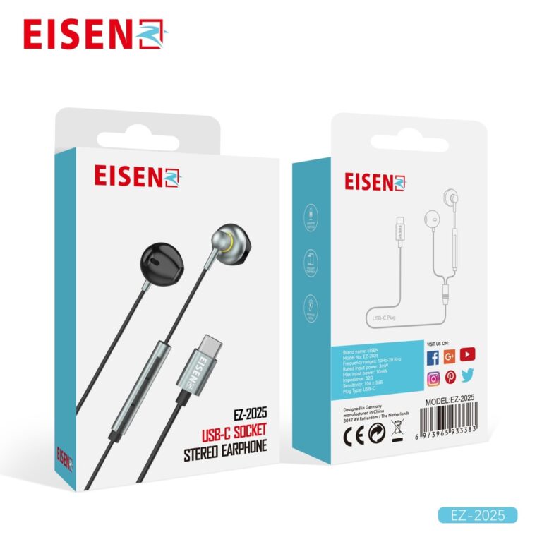 Eisenz Wired Type C Earphone NO BLUETOOTH- EZ-2025