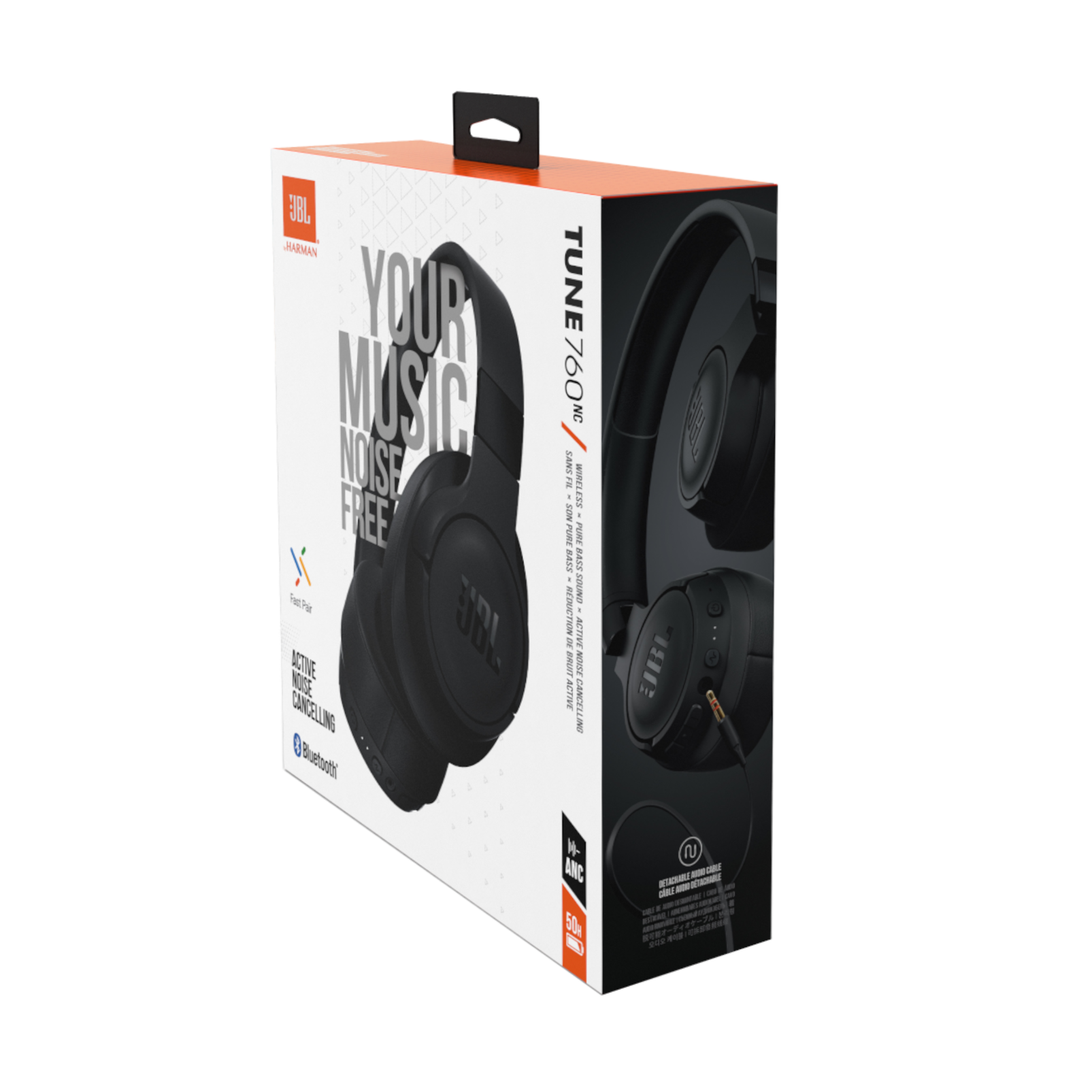 JBL Couffie Bluetooth Tune 760NC T760NC Black JBL Couffie Bluetooth Tune 760NC T760NC Black