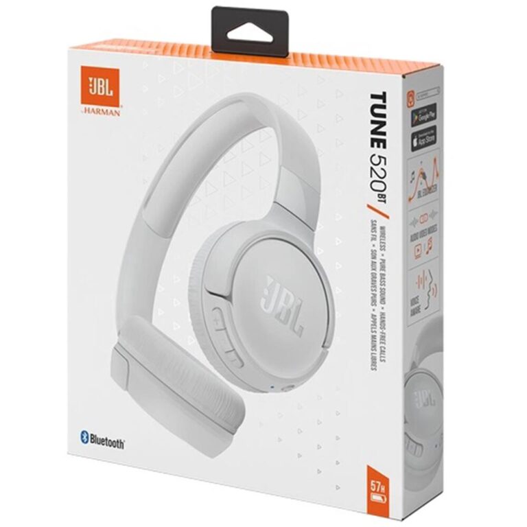 JBL Cuffie Bluetooth T520BT White