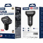 JELLICO transmitter FM FM1 2xUSB 3.1A Black