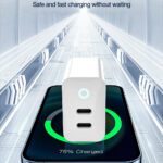 Jellico 40W 2 Port USB C To Lighting  Fast Charger Adapter EU19