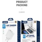 Jellico 65W Adapter  3 Port TYpe c To Type C EU20