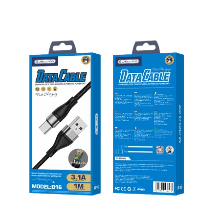 Jellico Usb To Type C 3.1A 1M   B16