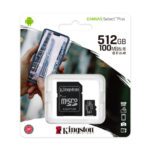 Kingston Micro SD 512GB Cl10 Canvas S.Plus SDC S2/512GB +Ad.SD