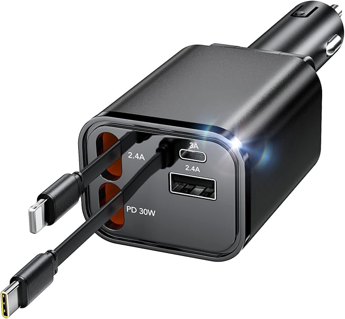 MG Car Charger 4IN1 Adapter PD100W MG-CC219