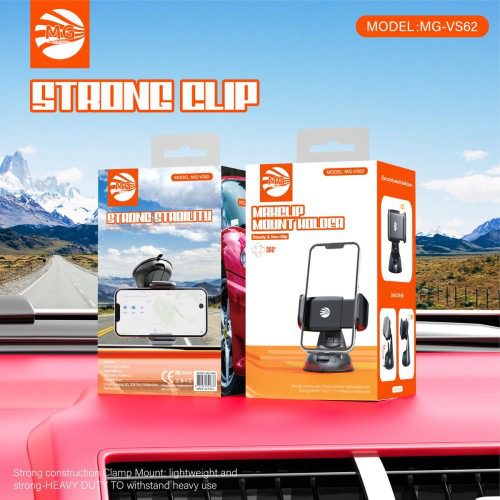 MG Car Phone Holder – Cell Phone Holder Dashboard Car Accessories  Car Phone Holders Black MGVS62