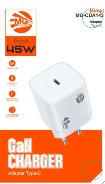 MG GaN Charger 45W Type-C MGCDA143