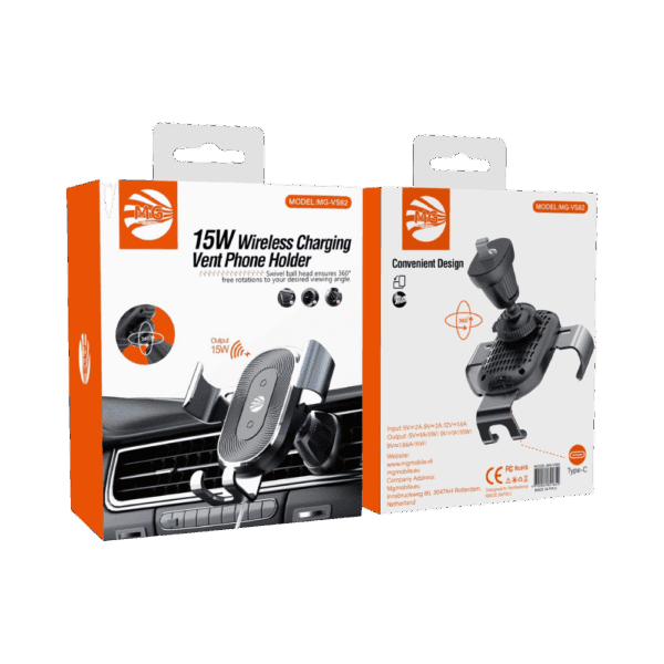 MG Phone Holder Car – Cell Phone Holder Air Vent – ​​Car Accessories – Model VS82 Phone Holders Car