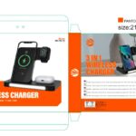 MG – 3-in-1 Wireless Charger With LED Lighting – 15W – Wireless Charger  MGWL19