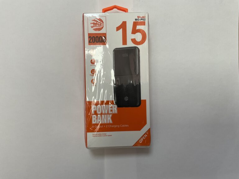 Mg Power Bank 4 Output 2 Charging Cables MG P62