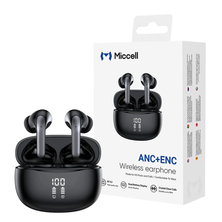 Miccell ANC+ENC Wireless Earphone VQ BH32