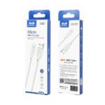Miccell Micro Usb 2.4A Data Cable 1m VQ-D06