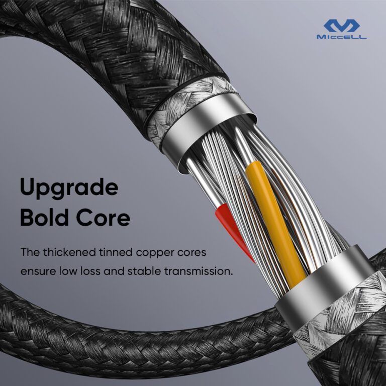 Miccell Type C To Lighting 30W Fast Charge 1.2m VQ-D34