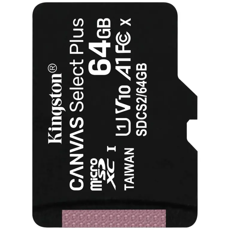 Micro SD card KINGSTON 64GB micSDHC Canvas Select Plus 100R A1