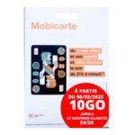 Orange Prepaid SIM Card Mobicarte Unlimited Calls + 10GB Internet  No Contract