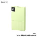 REMAX 22.5W Ultra-thin fast charging power bank 10000mAh FP-8 Green