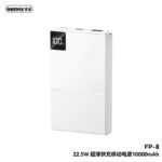 REMAX 22.5W Ultra-thin fast charging power bank 10000mAh FP-8 White