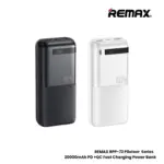 REMAX Piloteer Series 20W+22.5W Fast Charging Power Bank 20000mAh RPP-72 White