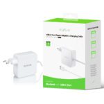 Rixus RXMC96W Charger For Macbook USB C Type