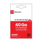 SFR Prepaid SIM Card Unlimited Mobile Connect Card +40 GB Internet No commitment