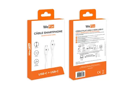 We Fix Type C To Type C Cable Plat 1M