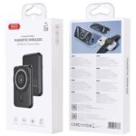 XO Magnectic Wireless 10.000Mah Power Bank PR264 Black